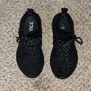 Black Cloth Sneakers